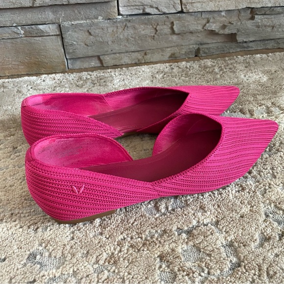 Vivaia Melia Pointed-Toe Flats D’Orsay Knit Pitaya Pink Slip On: 10.5 - Picture 6 of 9